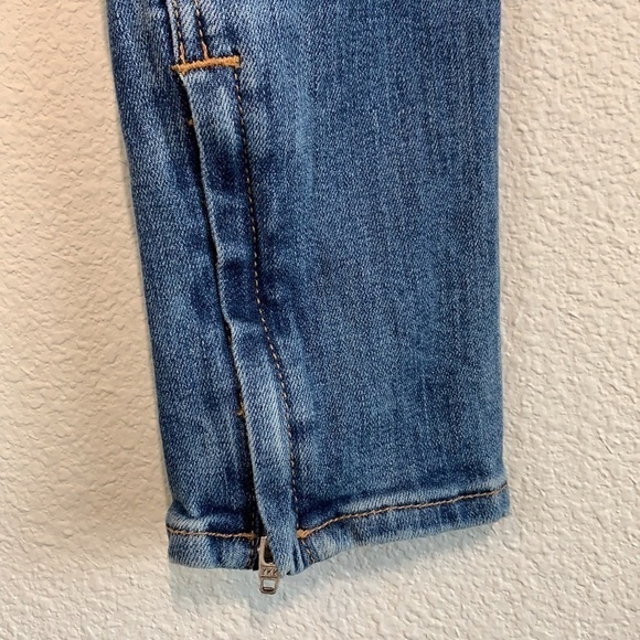 Rag & Bone Blue Ankle Zip Jeans Distressed Skinny Women’s Size 25 - Picture 4 of 16